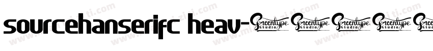 sourcehanserifc heav字体转换